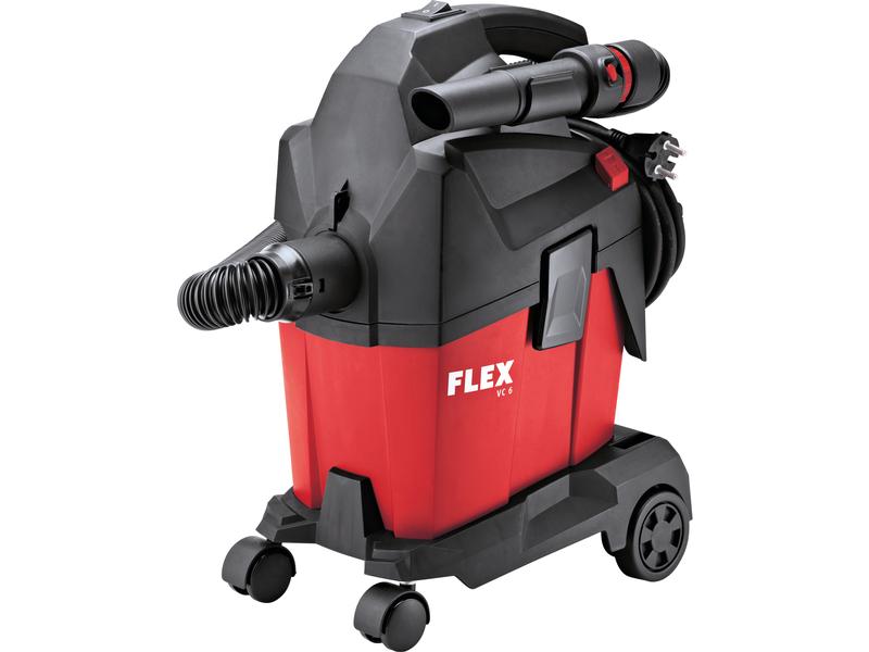 Flex Industriesauger VC 6 L MC Kompakter Trockensauger mit Tragegurt für den mobilen Einsatz