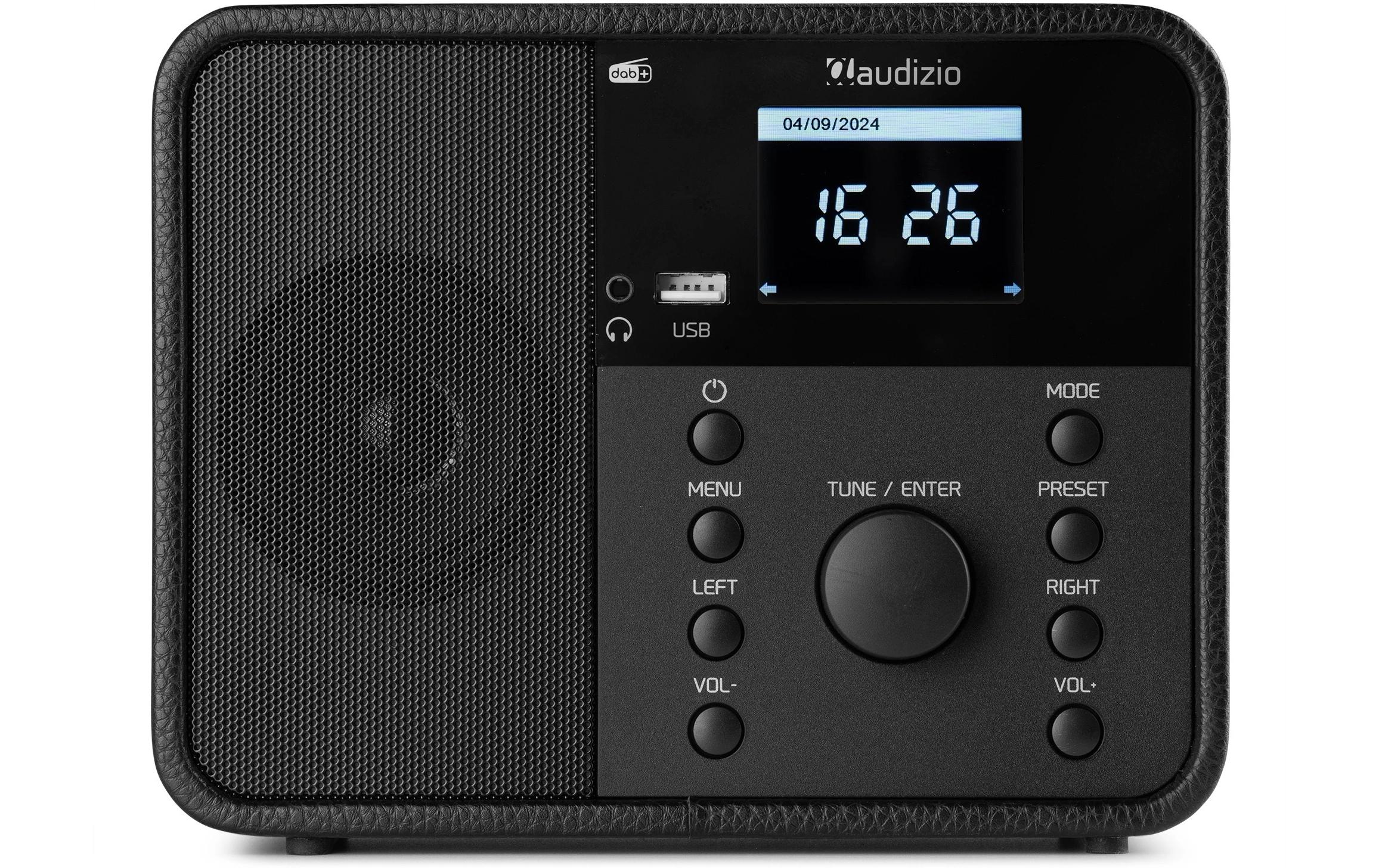 Internet Radio Nardo Schwarz<br>Kompaktes WLAN- und DAB+-Radio