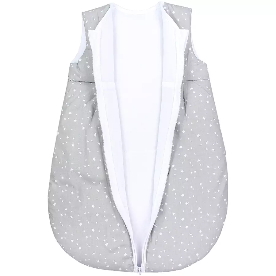 TupTam Baby Ganzjahres Schlafsack Ärmellos Wattiert grau Modell 2