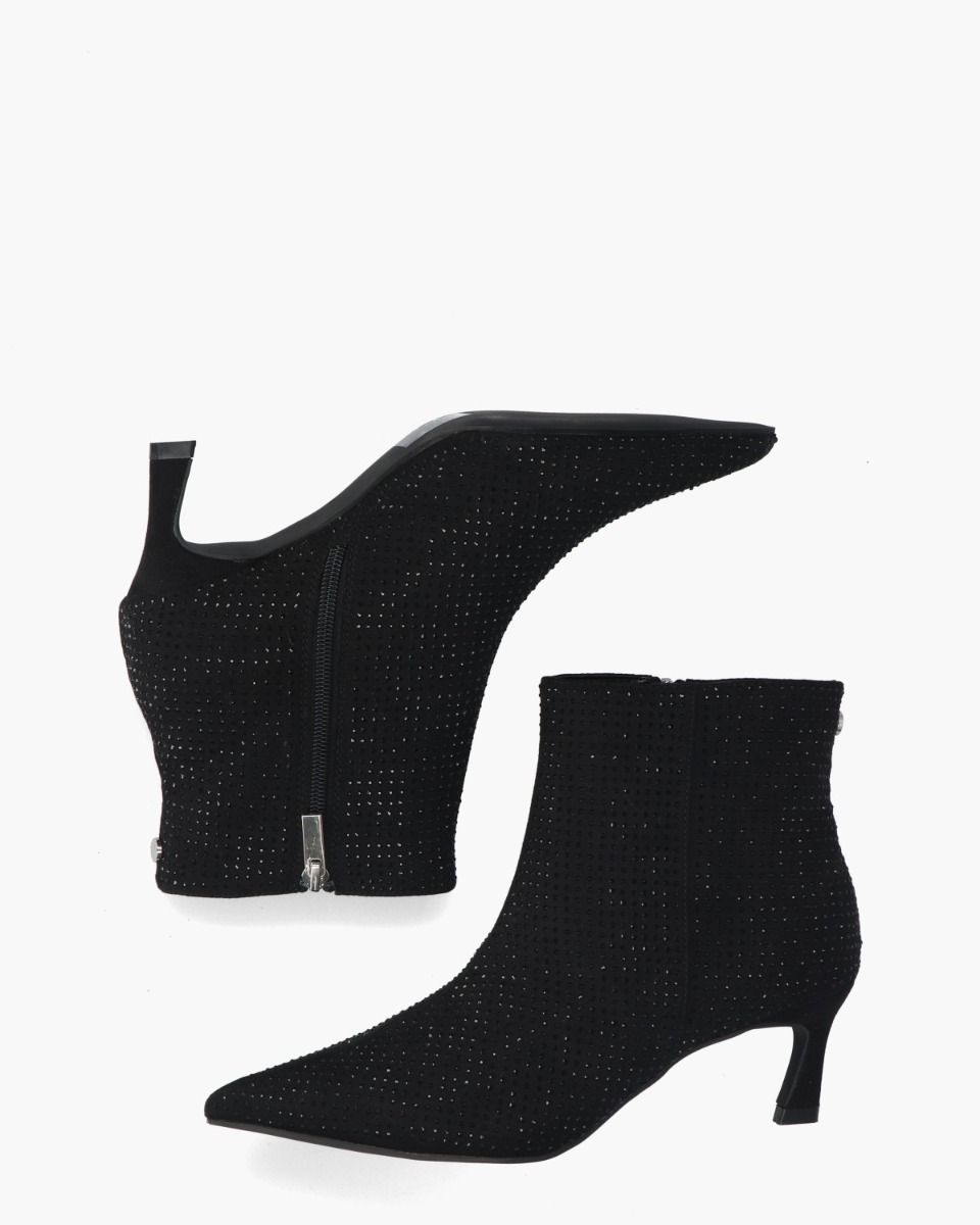 Lisa & Jo Yassira Zwart Dames Enkelboots