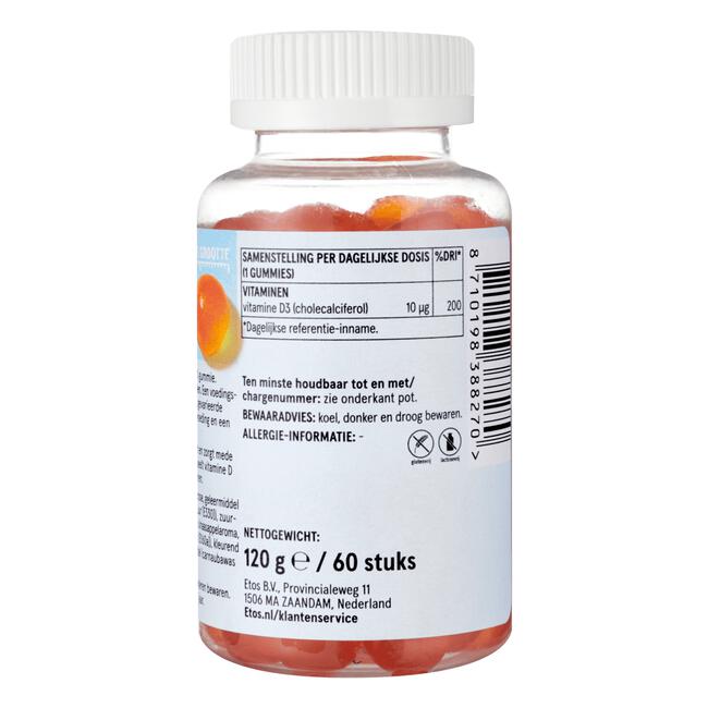 Etos Vitamine D gummies 60 stuks
