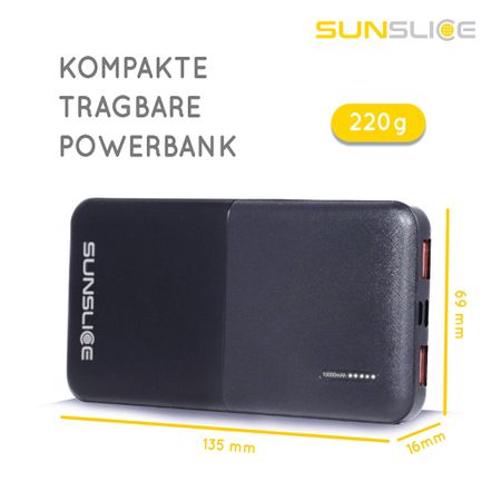 GRAVITY Powerbank  black  10000mAh, 37W Output: 15W