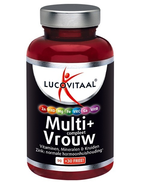 Lucovitaal Multi Plus Compleet Vrouw 120 Tabletten