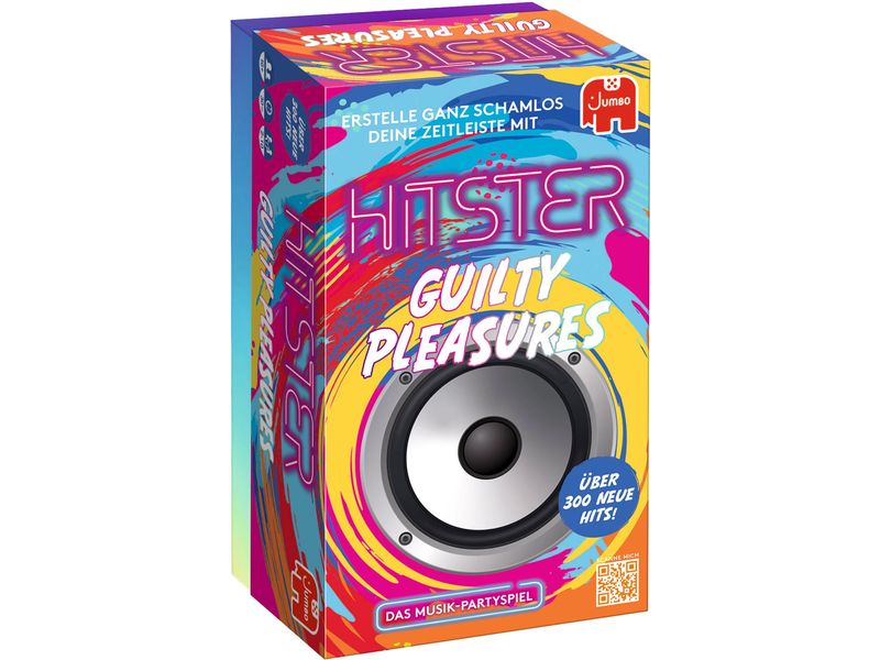 Jumbo Hitster – Guilty Pleasures Kartenspiel, Musik-Quiz für Erwachsene