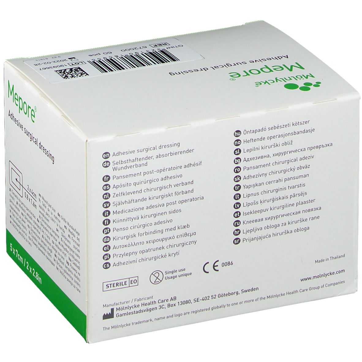 Mepore® Wundverband 5 x 7 cm steril