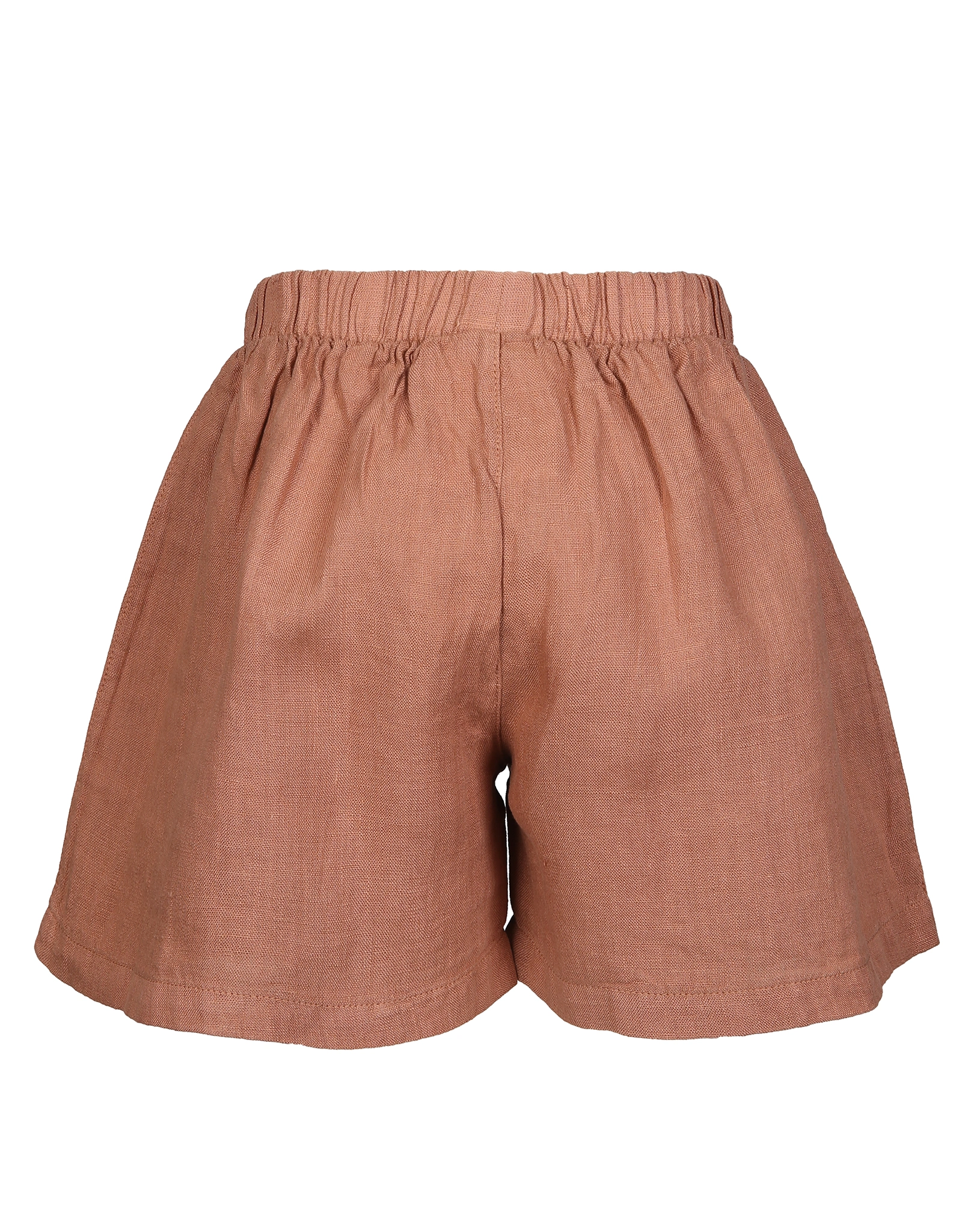Leinen-Shorts PURE in weinrot