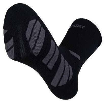 Chaussettes BV Sport Trail Ultra High Noir/Gris