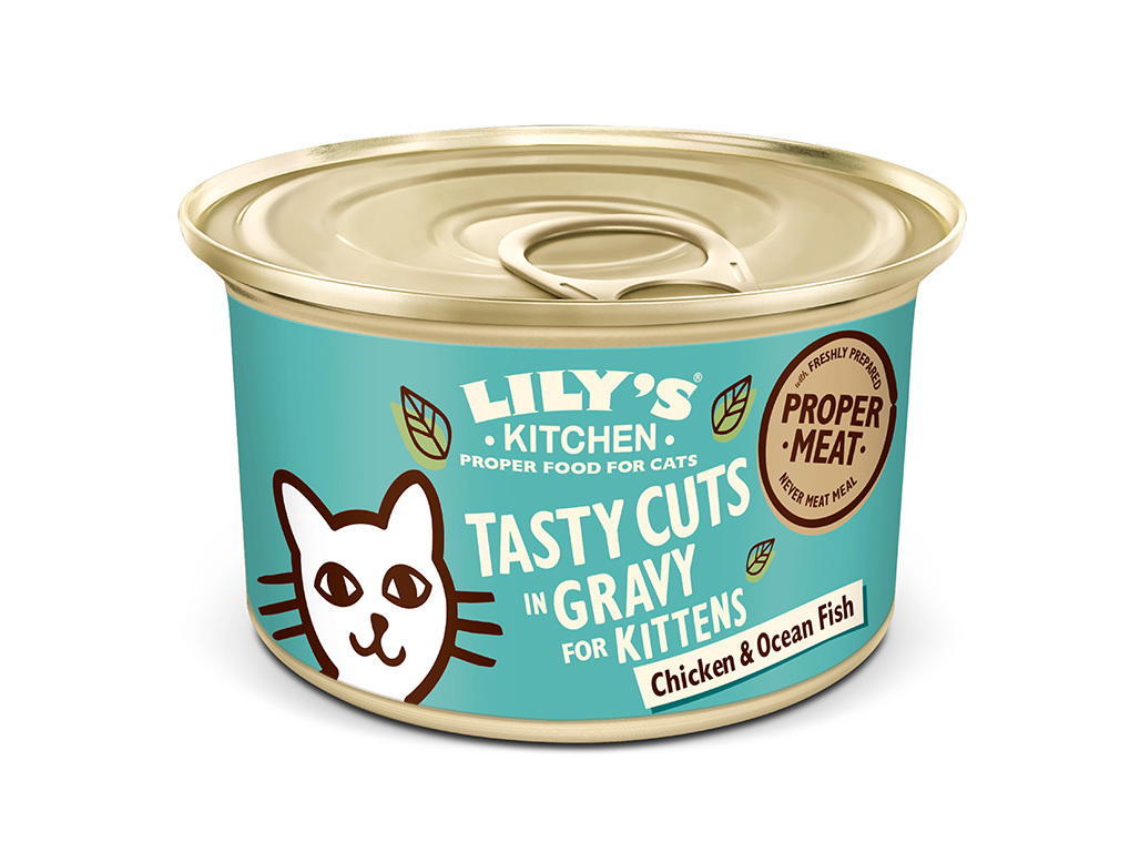 COMIDA HÚMIDA PARA GATINHO LILY'S KITCHEN FRANGO / PEIXE JÚNIOR 85G