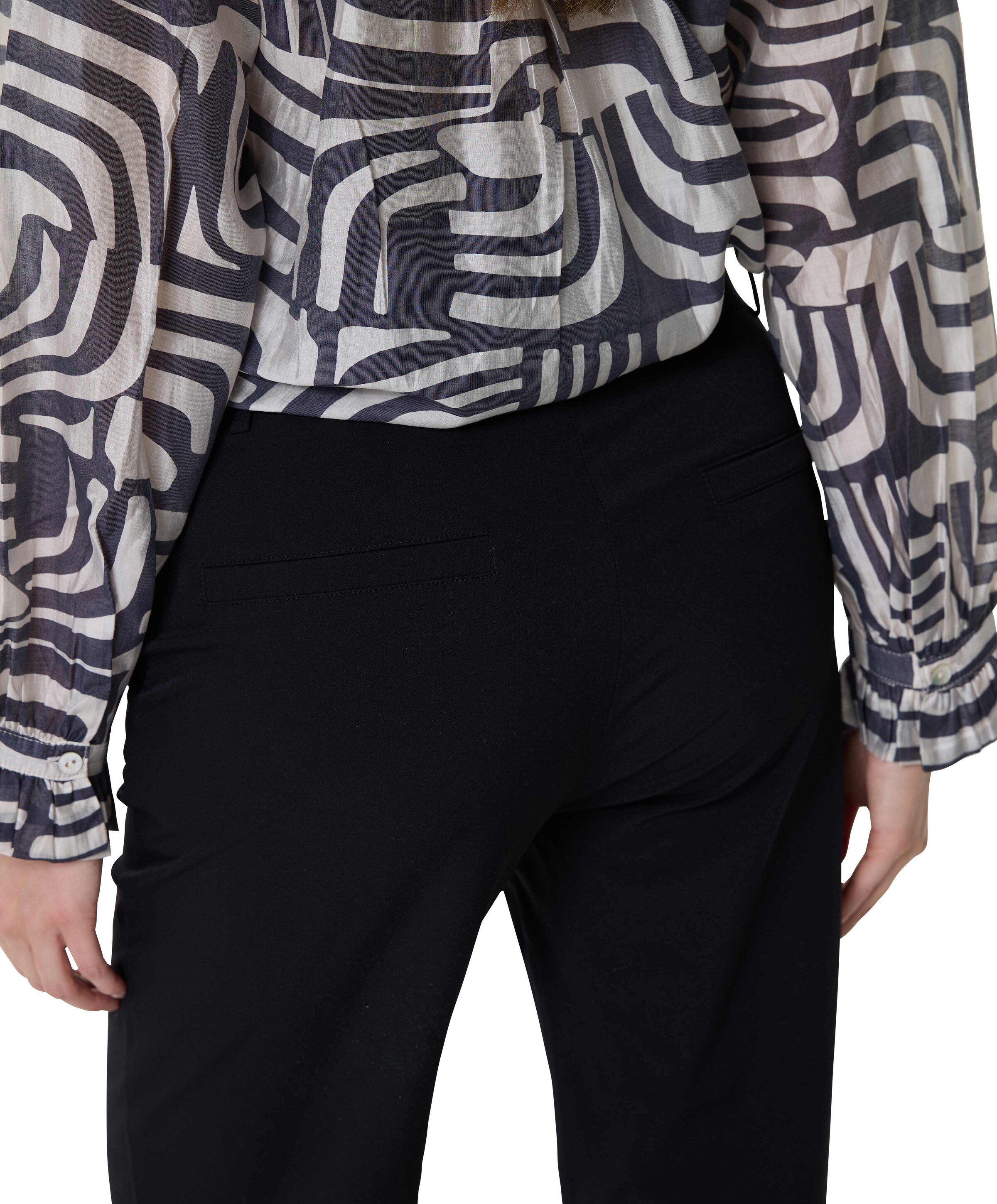&Co Woman PATRICE SHORT LENGTH TRAVEL broek zwart