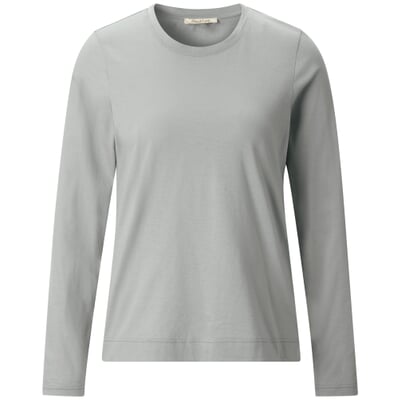 Damen-Langarmshirt, Salbeigrün