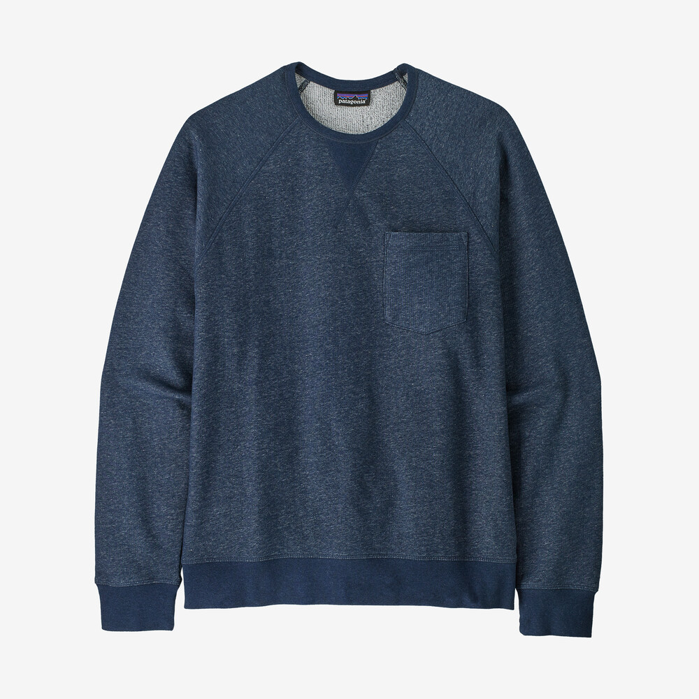 Mahnya Fleece-Sweatshirt mit Rundhalsausschnitt für Herren