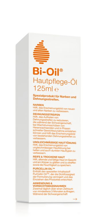 BI-OIL Classic Hautpflegeöl<br>125 ml, Flasche, Öl, Narben/Dehnungsstreifen
