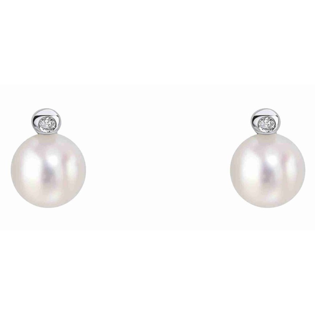 Boucle d'oreille perle en argent 925