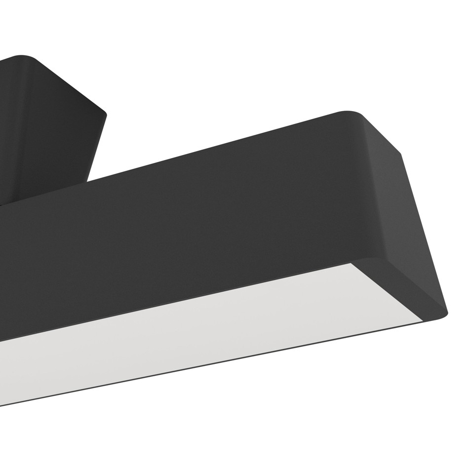 EGLO - Simolaris-Z loftlampe sort L47 - RGB + TW - Zigbee, Bluetooth