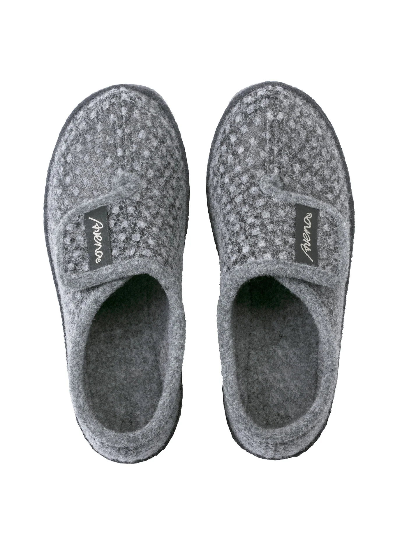 Damen-Wollfilz-Klettslipper
