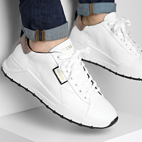 Baskets FM6LUCFAL12 White Beige