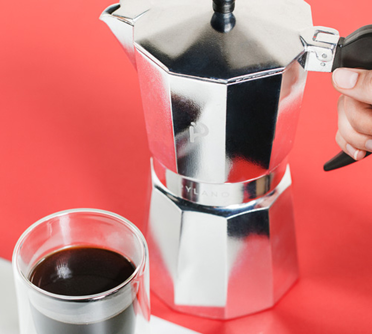 Cafetière italienne - Duna - 9 tasses / 45 cl + offre cadeau - PYLANO