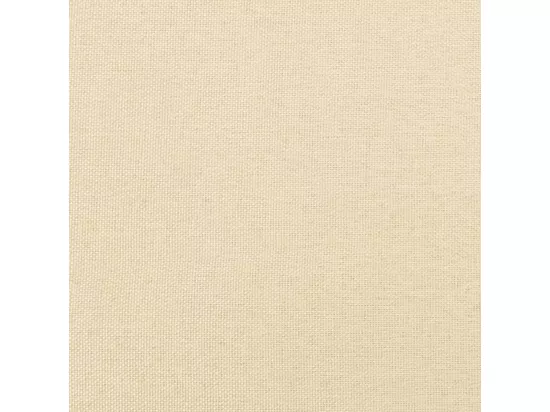 Repose-pied Crème 60x60x36 cm Tissu