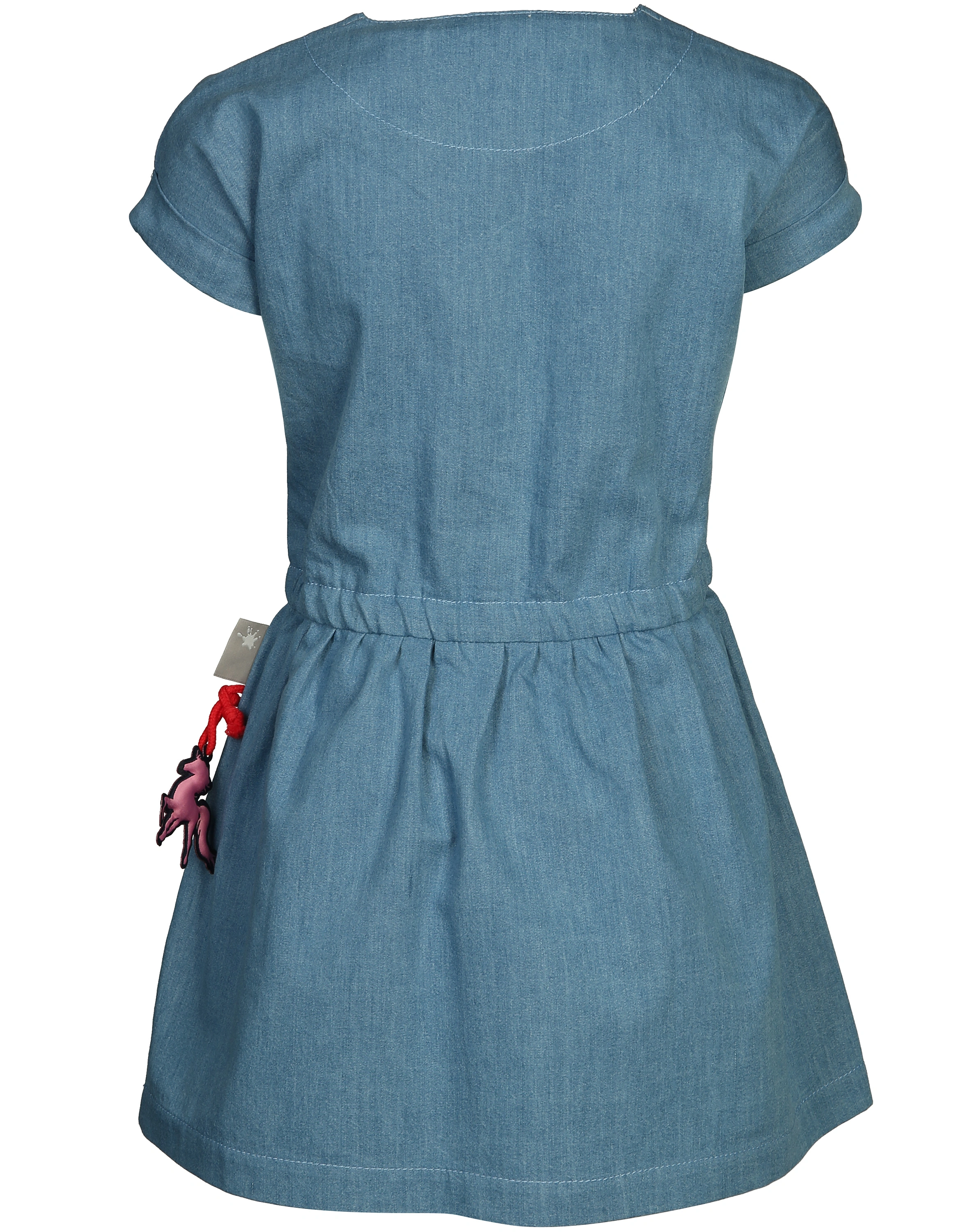 Kurzarm-Kleid SUMMER in jeansblau