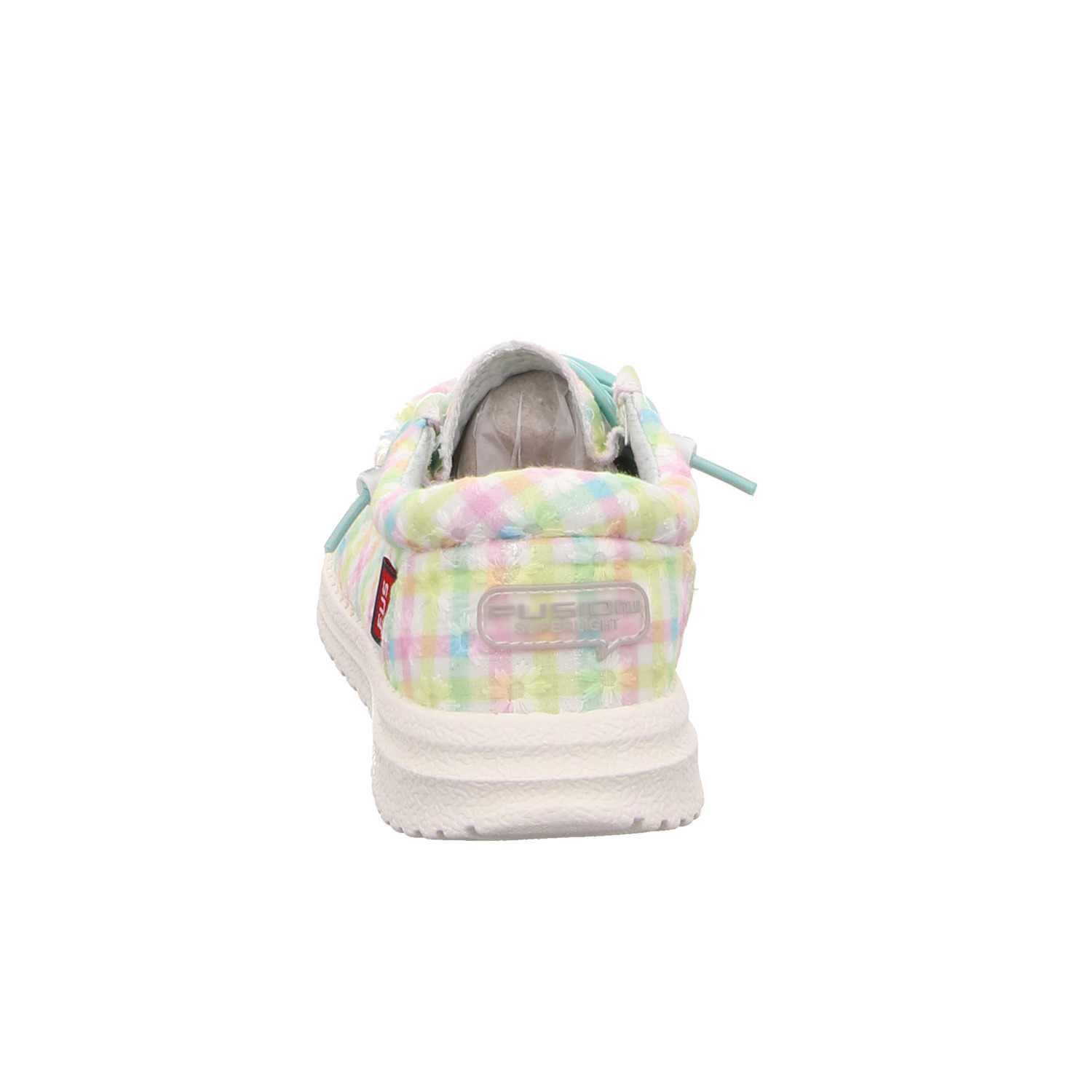 Fusion Slipper bunt weiss/weiss kombi