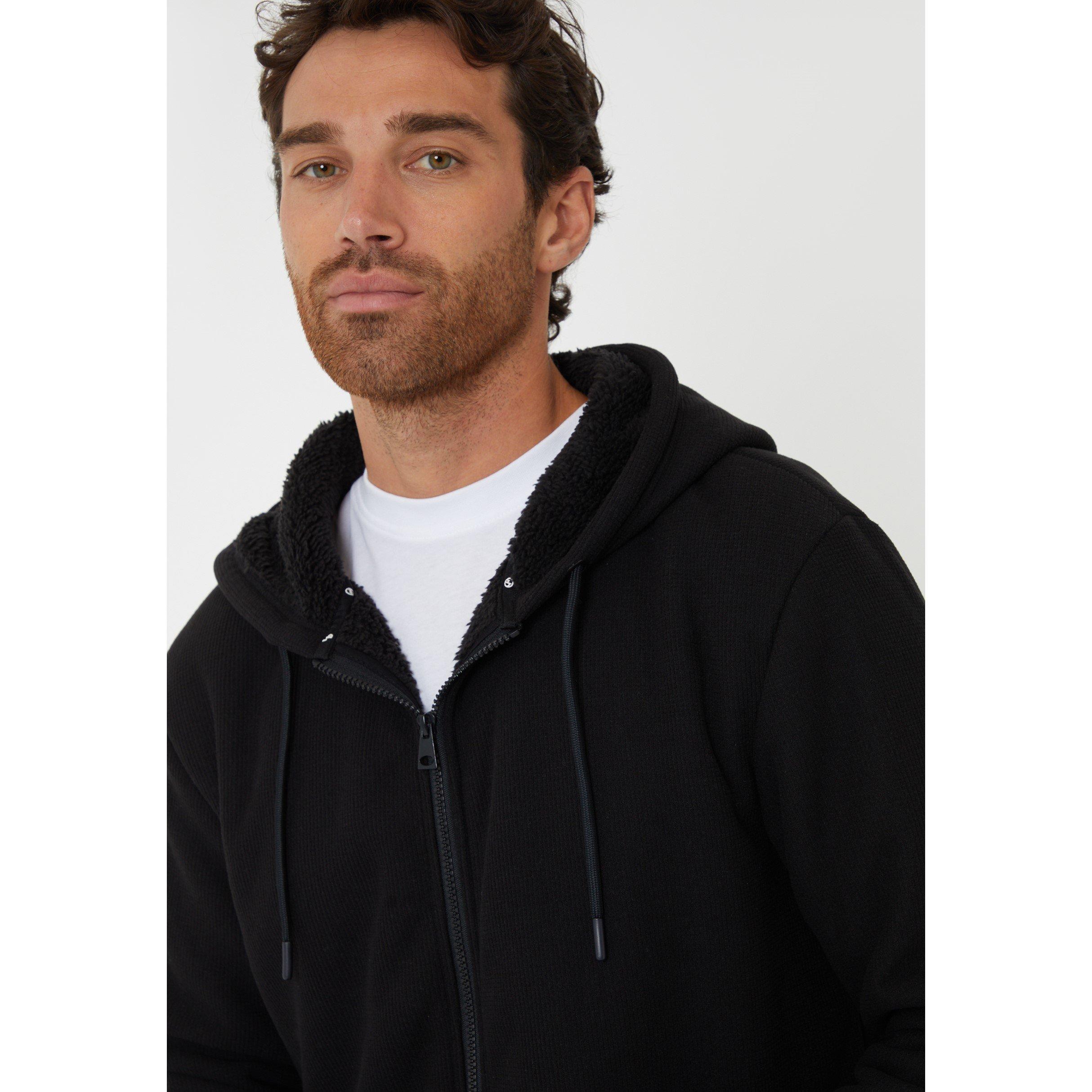 Threadbare Full Zip Fleece Mens
