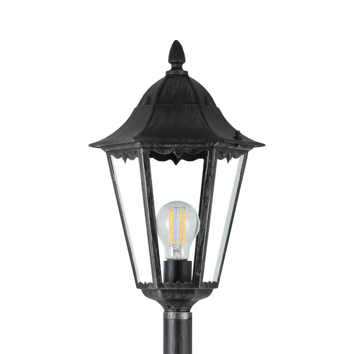Eglo Navedo standerlampe sort/sølv 120 cm