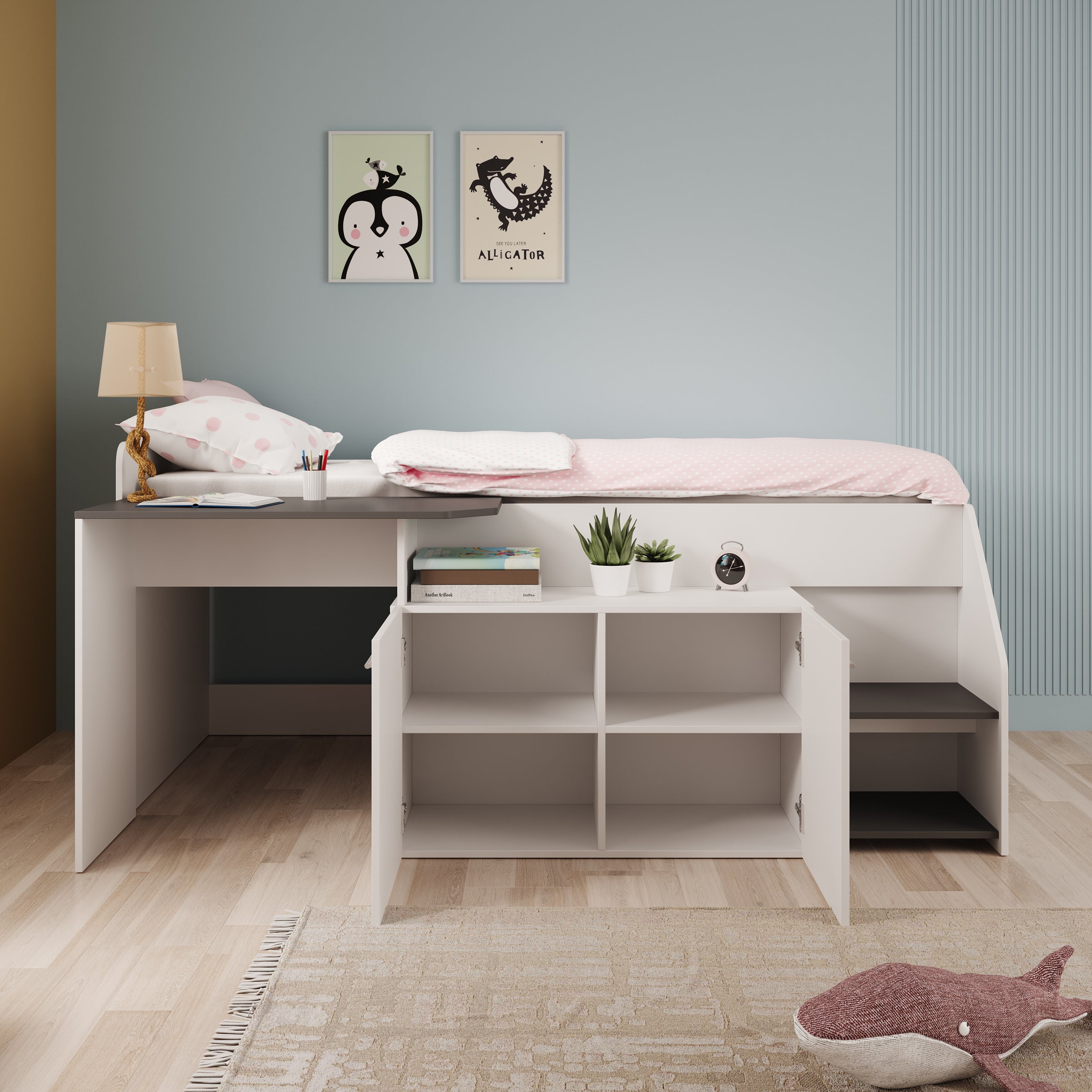 Maddox - Bed - Wit - 90x200