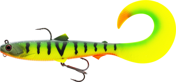 Leurre souple prêt à pêcher Westin Bullteez Curltail R2F 16cm (35g)