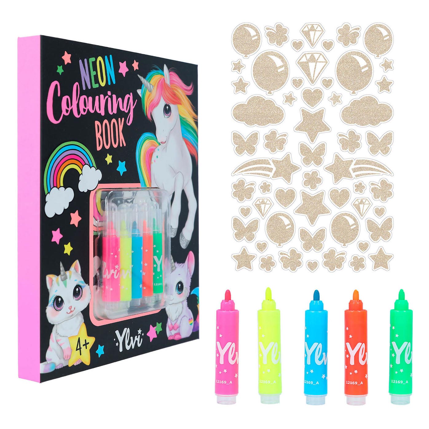 Ylvi Neon Kleurboek