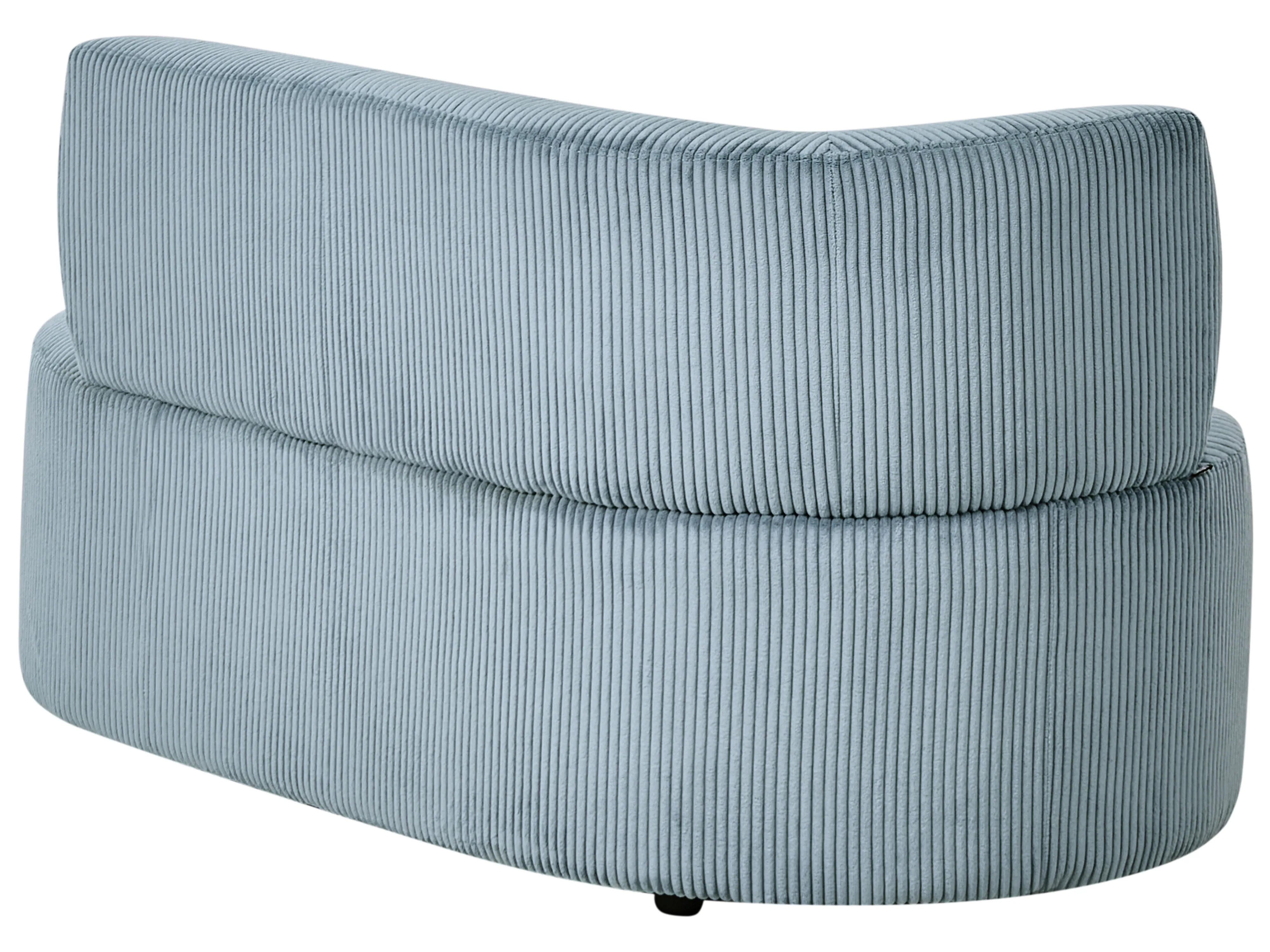 Linkszijdige chaise longue VANVEY Corduroy Blauw