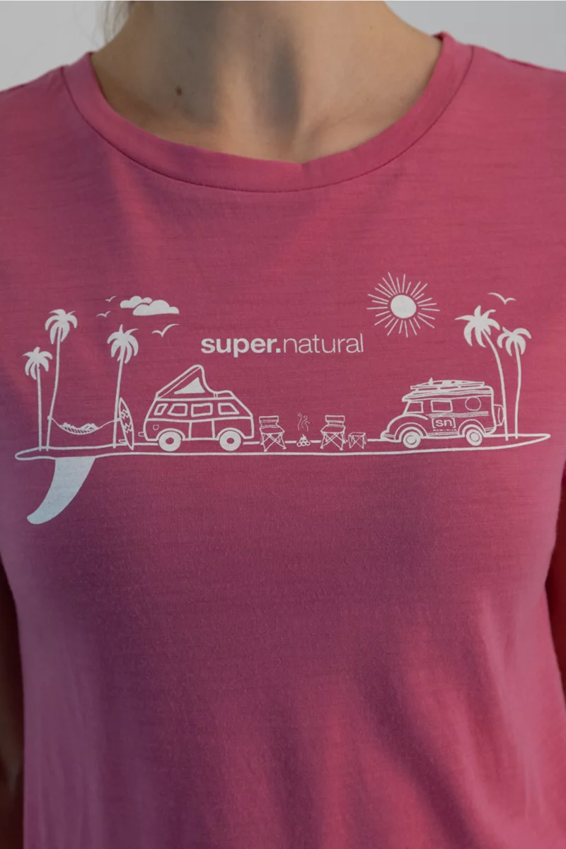super.natural All On Board Merino Damen T-Shirt