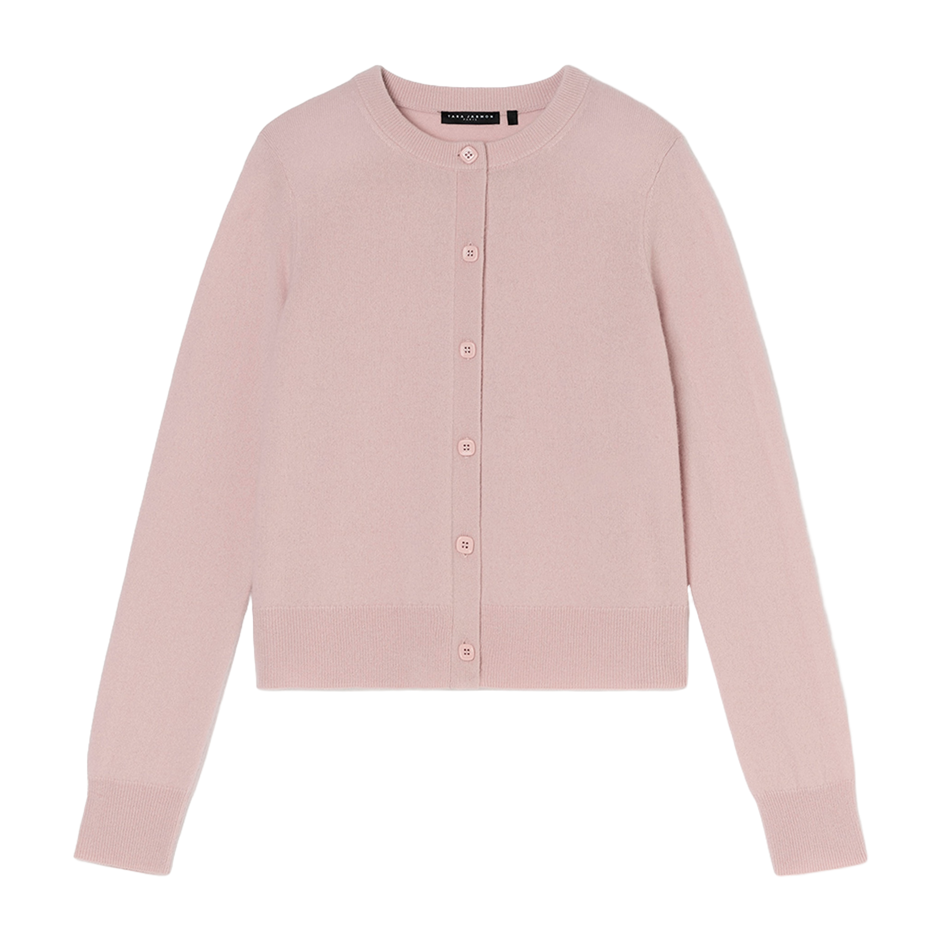 GUIDO - Cardigan boutonné en cachemire | Rose