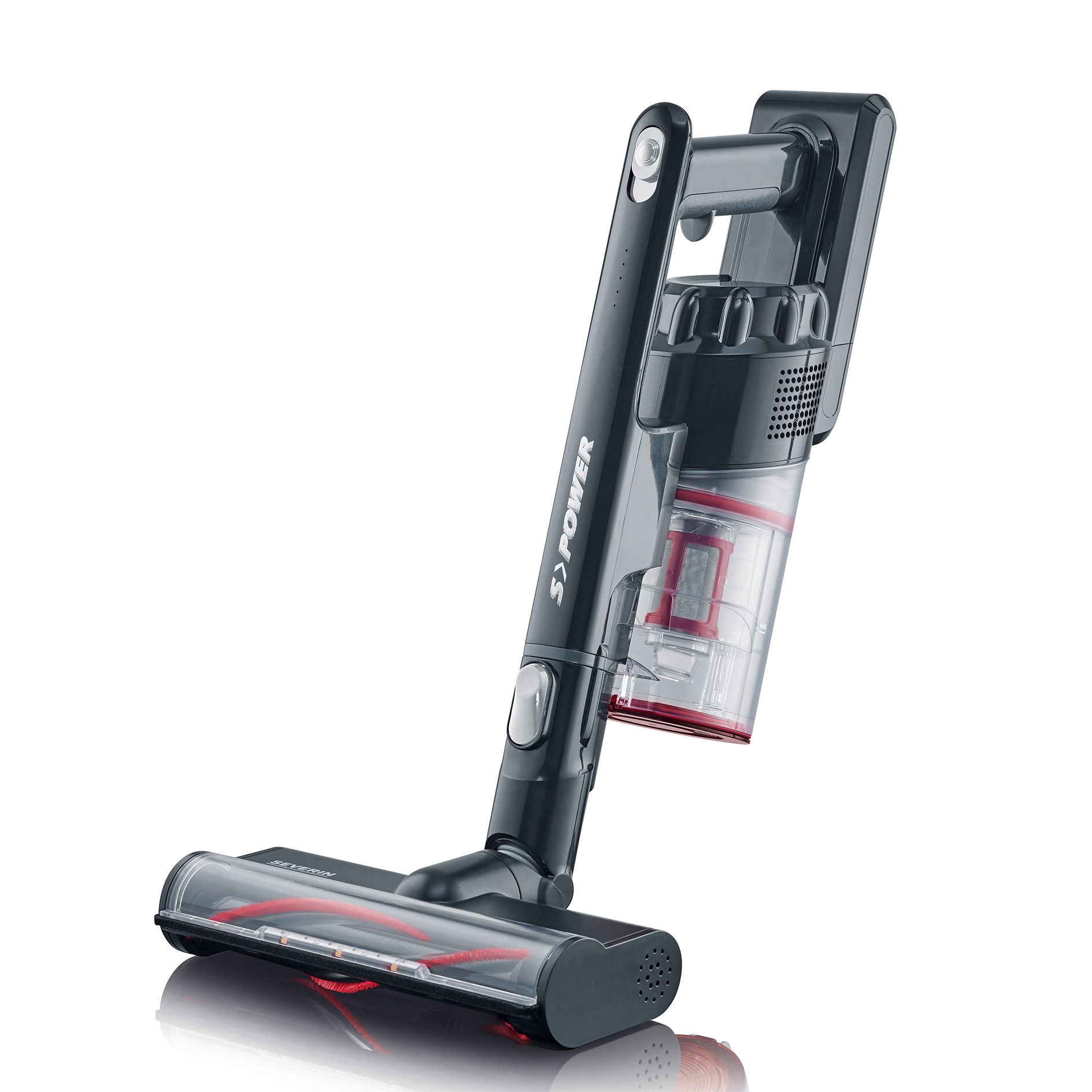 SEVERIN Hand- und Stielsauger S'Power HV 7966 - schwarz-silber - kabellos