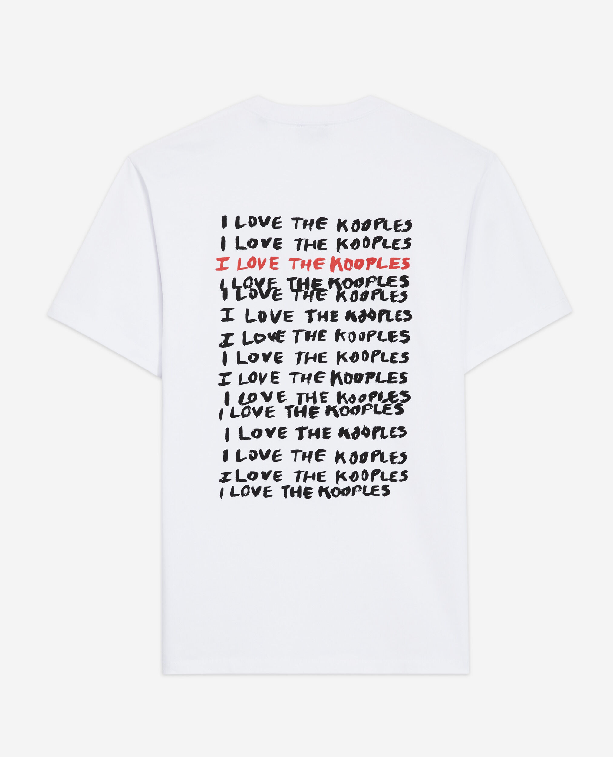T-shirt I Love Kooples blanc