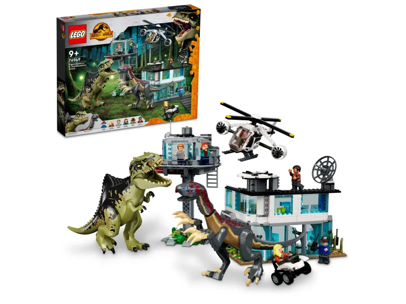 LEGO Jurassic World 76949 Giganotosaurus og therizinosaurus-angreb