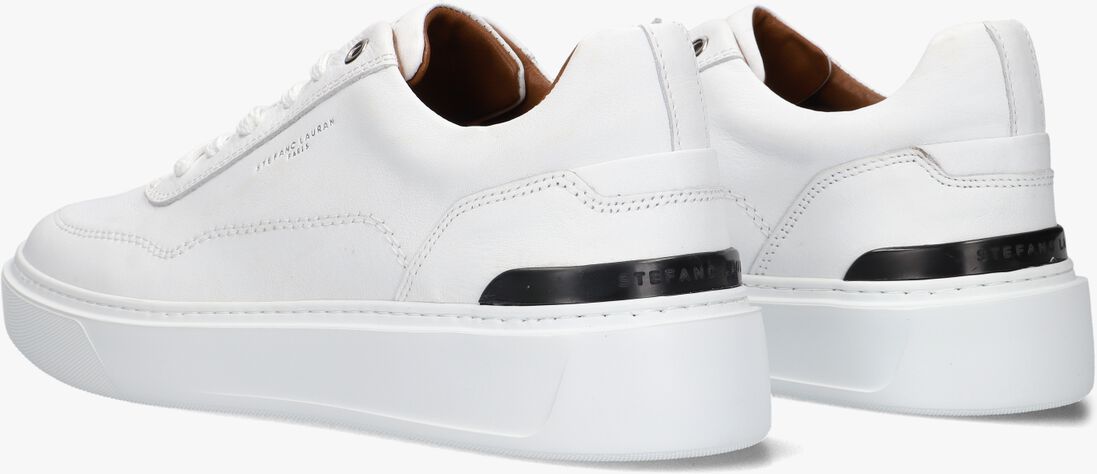 witte stefano lauran lage sneakers star 001