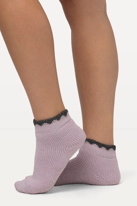 Kuschelsocken, Alpaka-Wolle, weiches Bündchen
