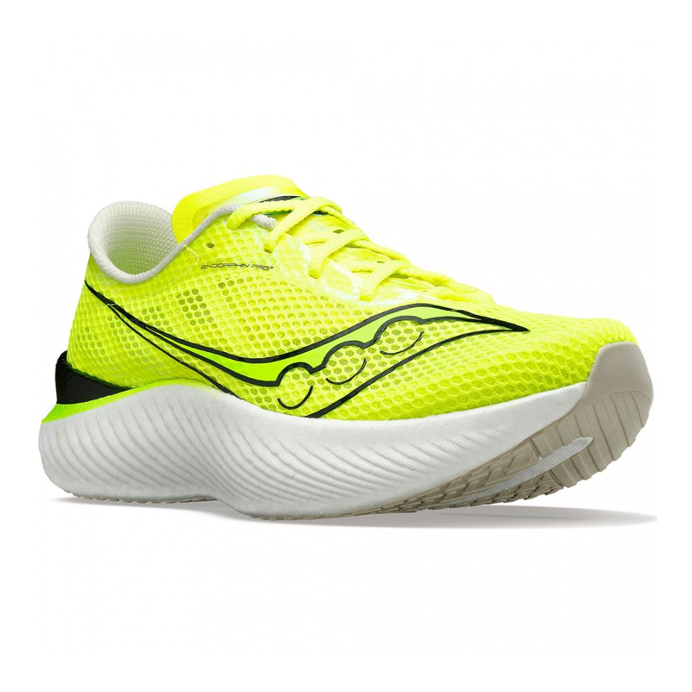 Saucony ENDORPHIN PRO 3 - Chaussures running Homme citron/slime