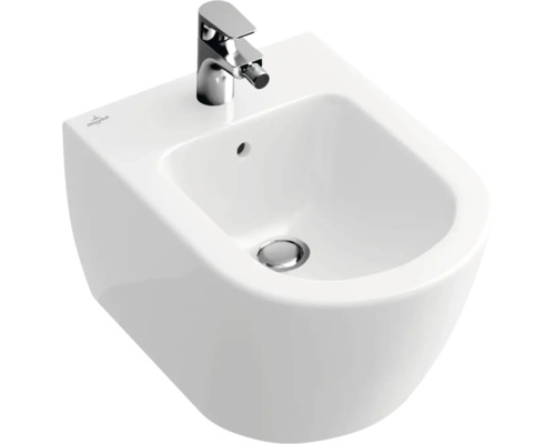 Villeroy & Boch wandbidet Subway 2.0 compact 540600R1 wit met coating