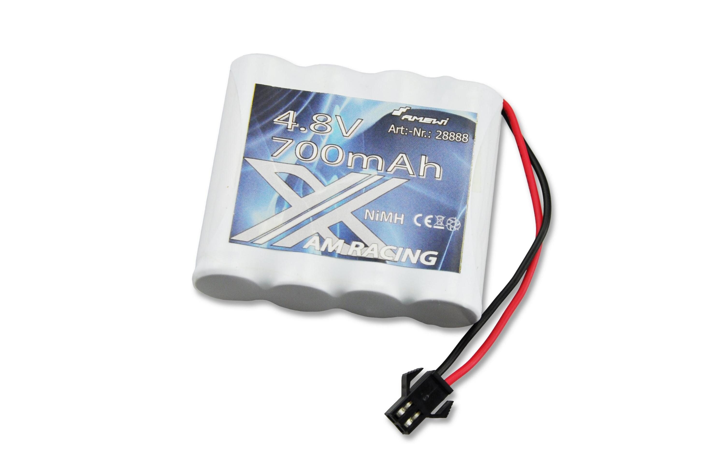 RC-Akku NiMH 600 mAh 4.8 V4 Zellen NiMH-Akku für Fahrzeuge