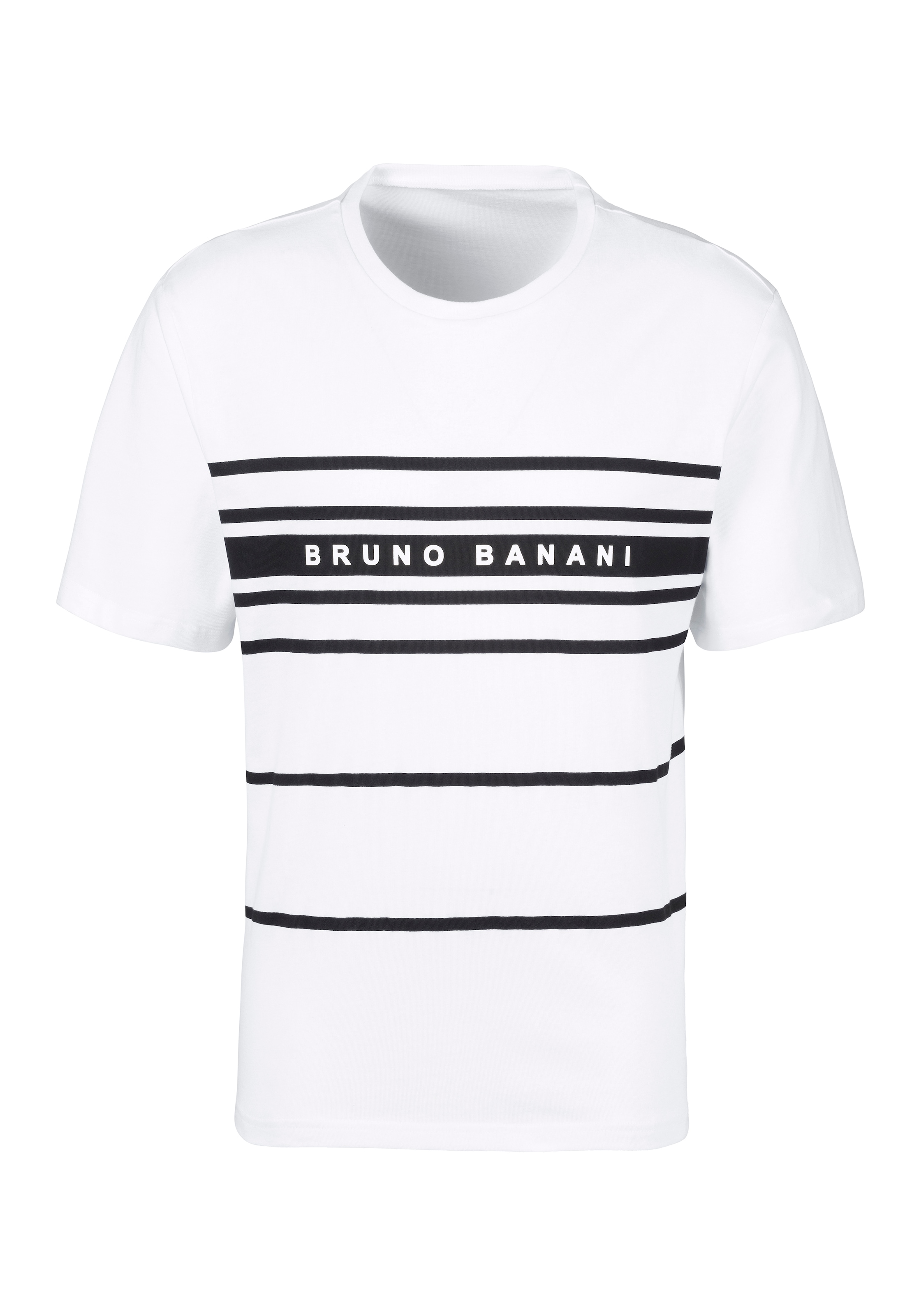 Bruno Banani Pyjama, 3 Stk. Shirt mit Shorts und langer Hose