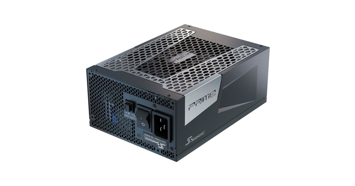 SeasonicPRIME TX-1600 modulaire 1600 watt voeding   (Zwart, 2x 12V-2x6, 6x PCIe)
