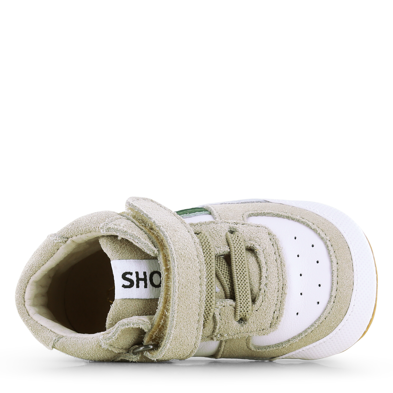 Shoesme beige BABY-PROOF® schoentje Leer, Suède | Jongens schoenen
