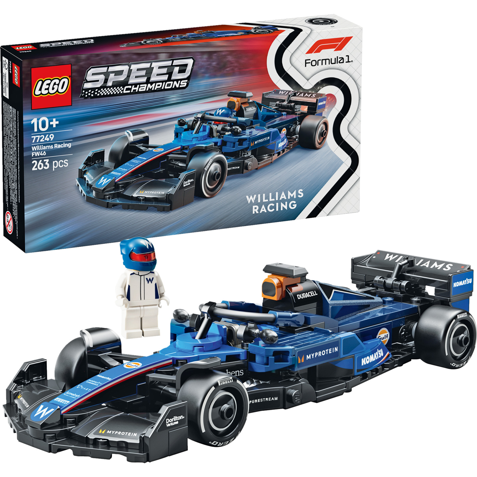 LEGO Speed Champion Williams Racing FW46 F1 Rennauto