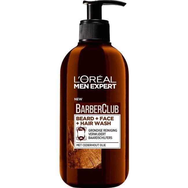 L'Oréal Paris Men Expert BarberClub Beard + Face + Hair Wash 200 ML