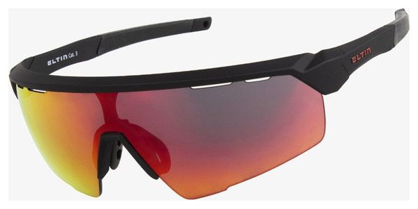 Lunettes Eltin Killer Noir Mat et Rouge