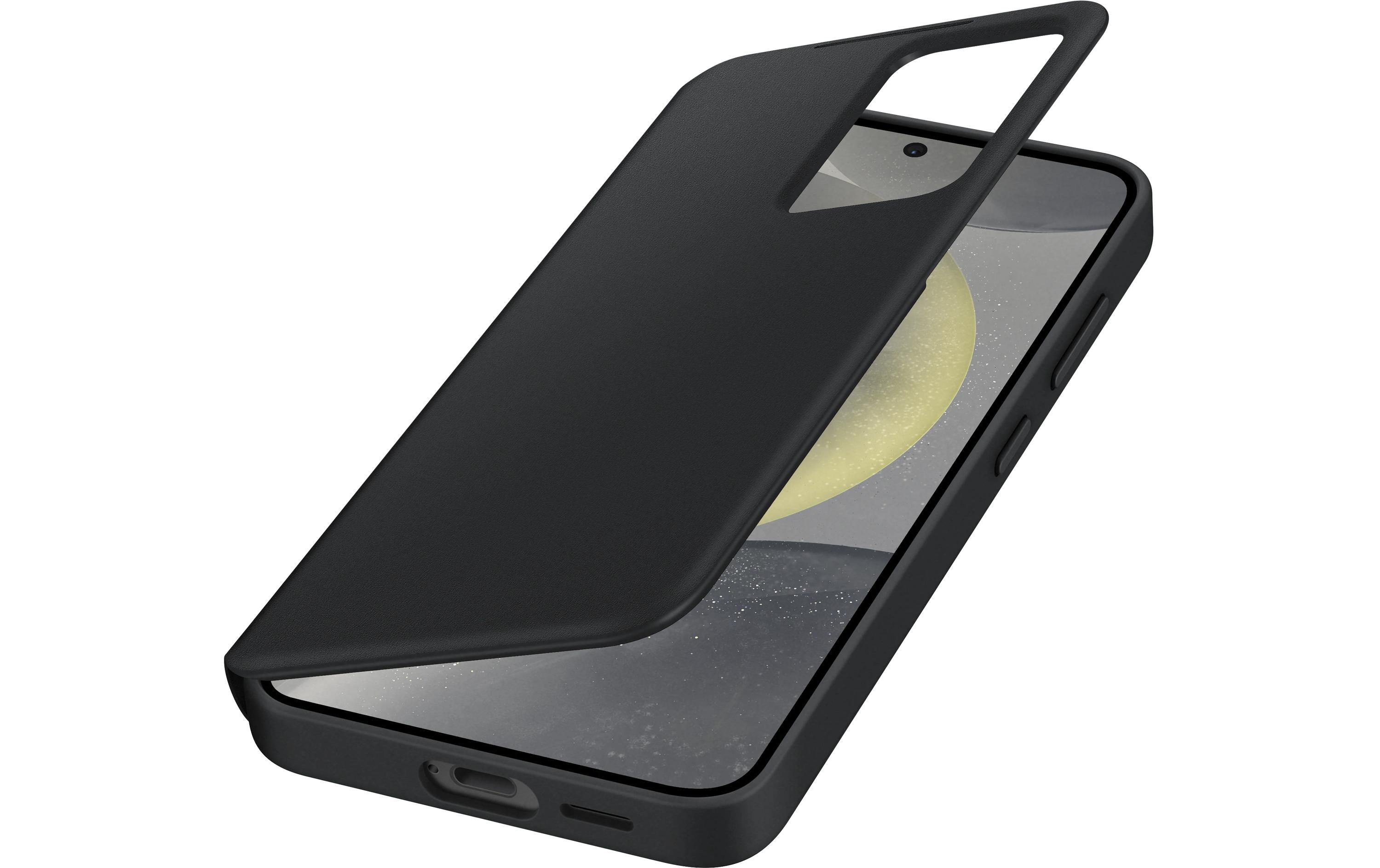 Book Cover Smart View Galaxy S24 SchwarzSchutzhülle mit Touch-Interface für das Samsung Galaxy S24