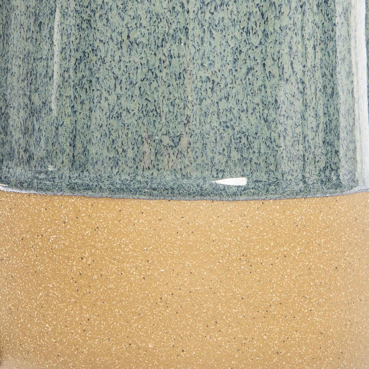 LAMPE CERAMIQUE BLEU H.43CM