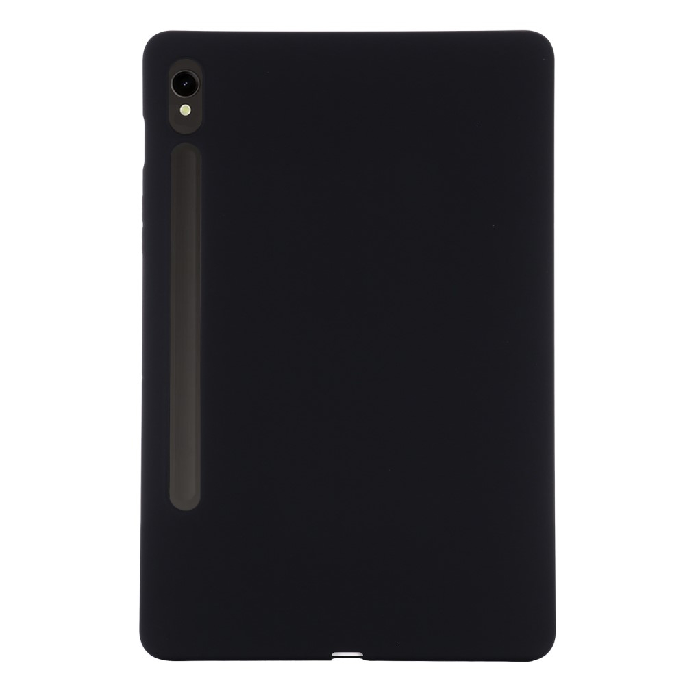 Samsung Galaxy Tab S10 FE / Tab S9 FE Silikon Case Hülle - Schwarz