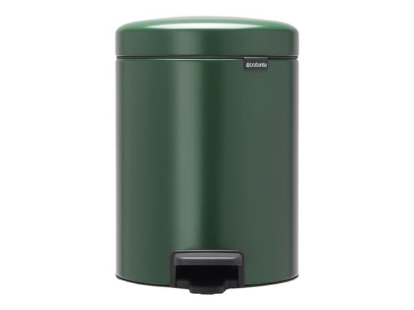 Brabantia newIcon - Søppelbøtte - flipp-lokk - 5 L - fotpedal - furugrønn